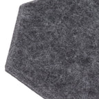 12PCS Hexagon Acoustic Panels High Density Sound Absorbing Panels Sound Proof Beveled Edge Wall Panels 14x12x7cm Dark Gray
