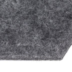 12PCS Hexagon Acoustic Panels High Density Sound Absorbing Panels Sound Proof Beveled Edge Wall Panels 14x12x7cm Dark Gray