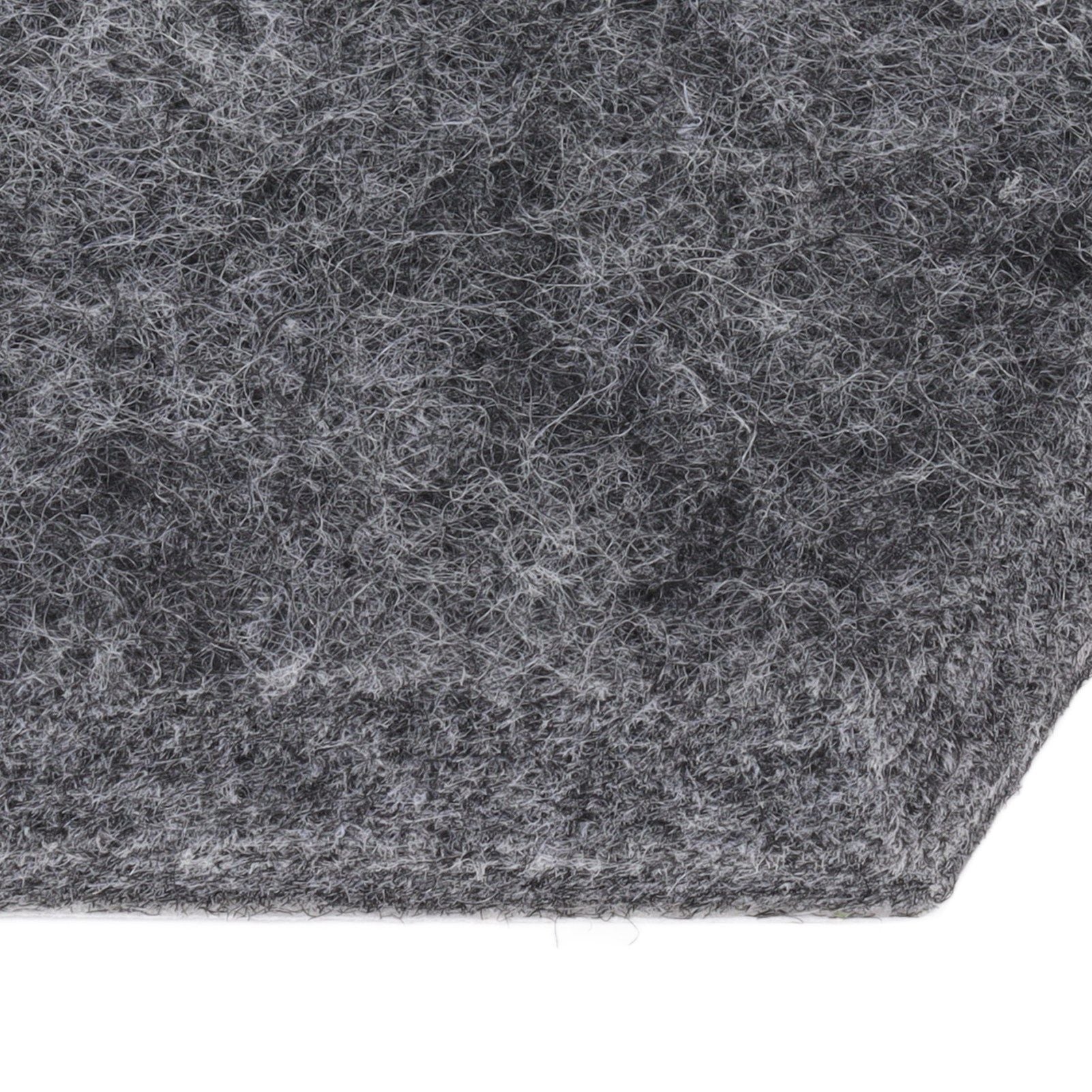 12PCS Hexagon Acoustic Panels High Density Sound Absorbing Panels Sound Proof Beveled Edge Wall Panels 14x12x7cm Dark Gray
