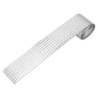 1600Pcs Self Adhesive Mirror Mosaic Sheet Adhesive Mosaic Square Glass Tile Sticker for Home Decorating Silver