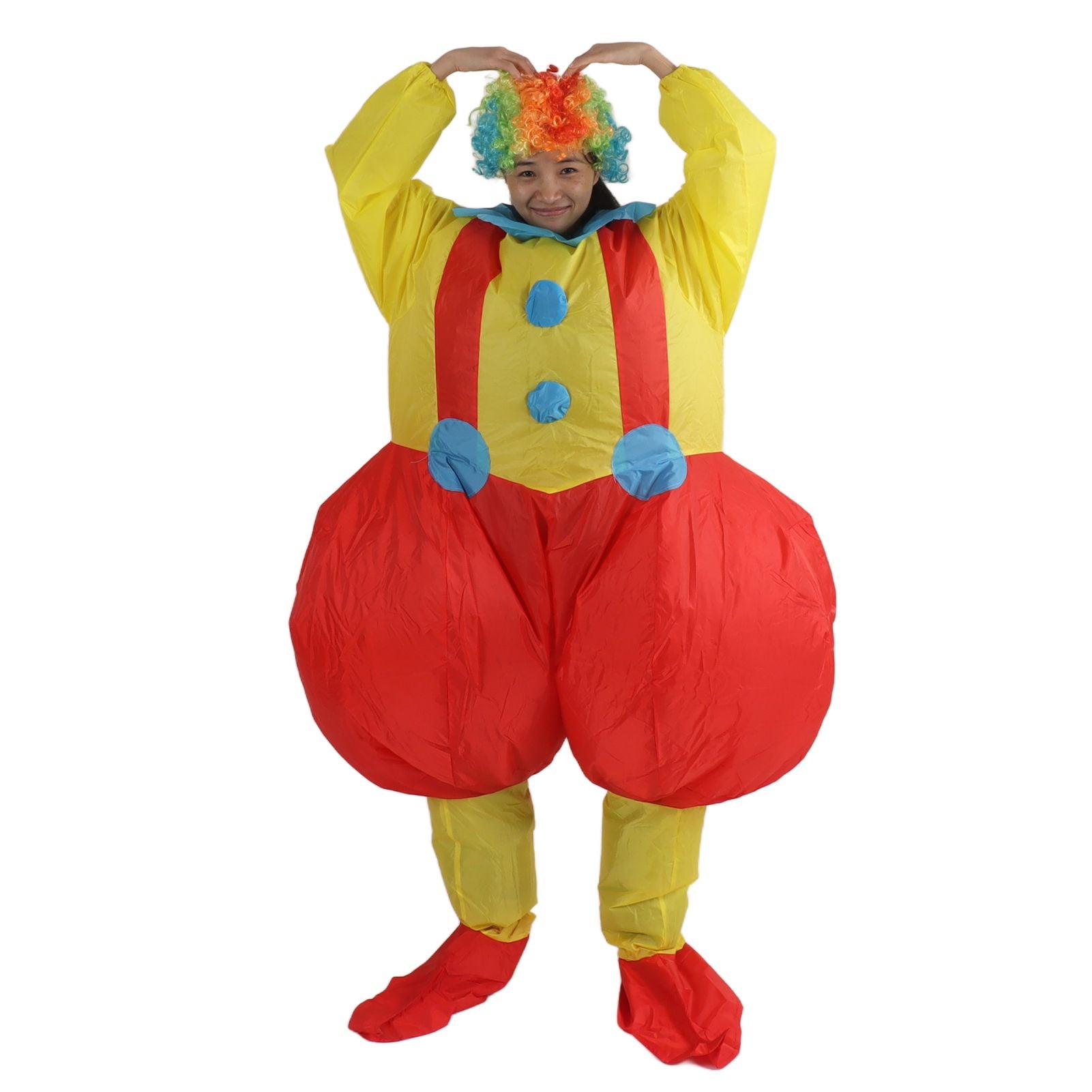 Adult Inflatable Big Ass Clown Costume Waterproof Clown Inflatable Cosplay Outfits 150‑190cm