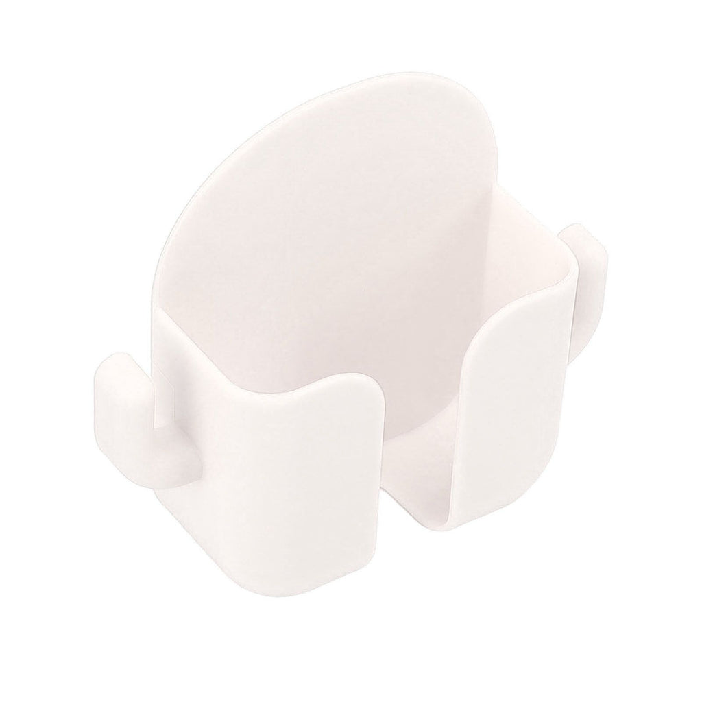 Self Adhesive Wall Mount Cell Phone Holder Wall Mount Phone Charging Holder for Home Office Bedroom White
