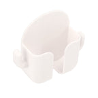 Self Adhesive Wall Mount Cell Phone Holder Wall Mount Phone Charging Holder for Home Office Bedroom White
