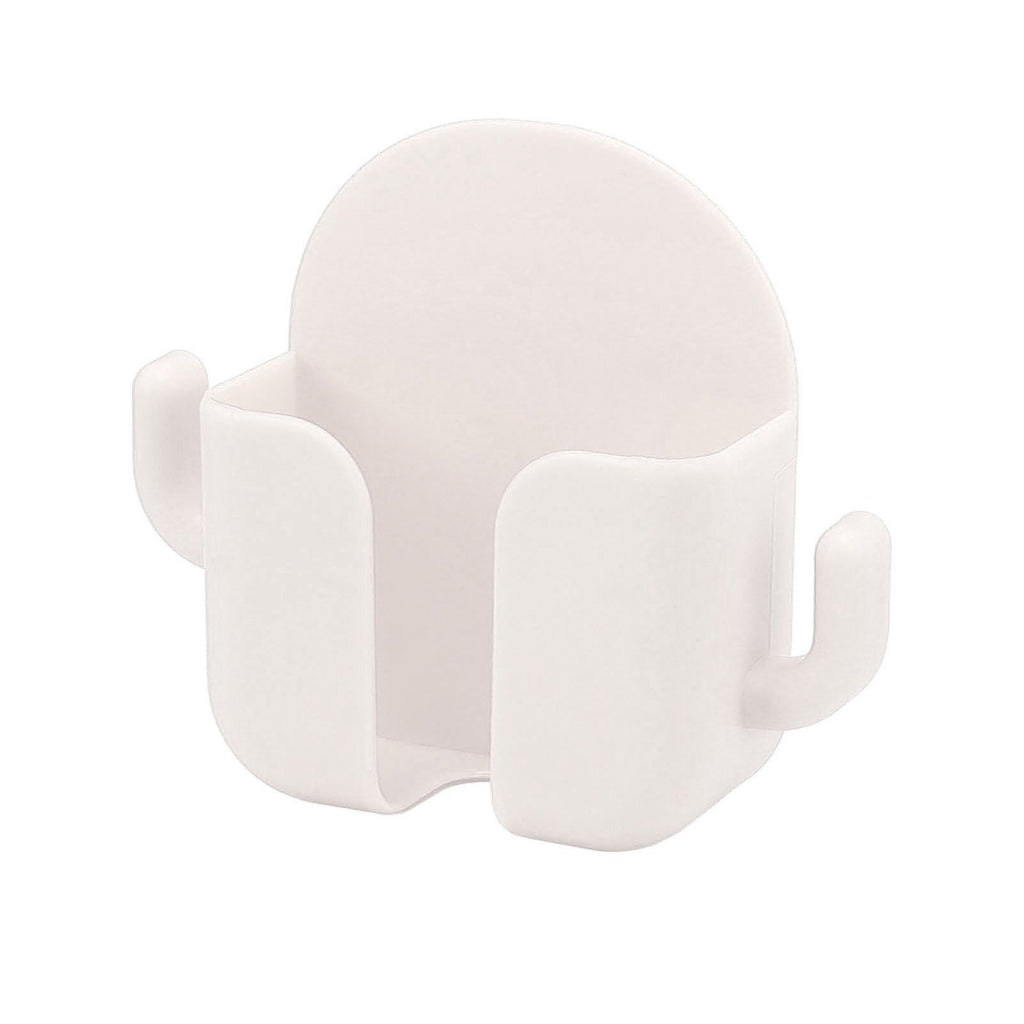 Self Adhesive Wall Mount Cell Phone Holder Wall Mount Phone Charging Holder for Home Office Bedroom White