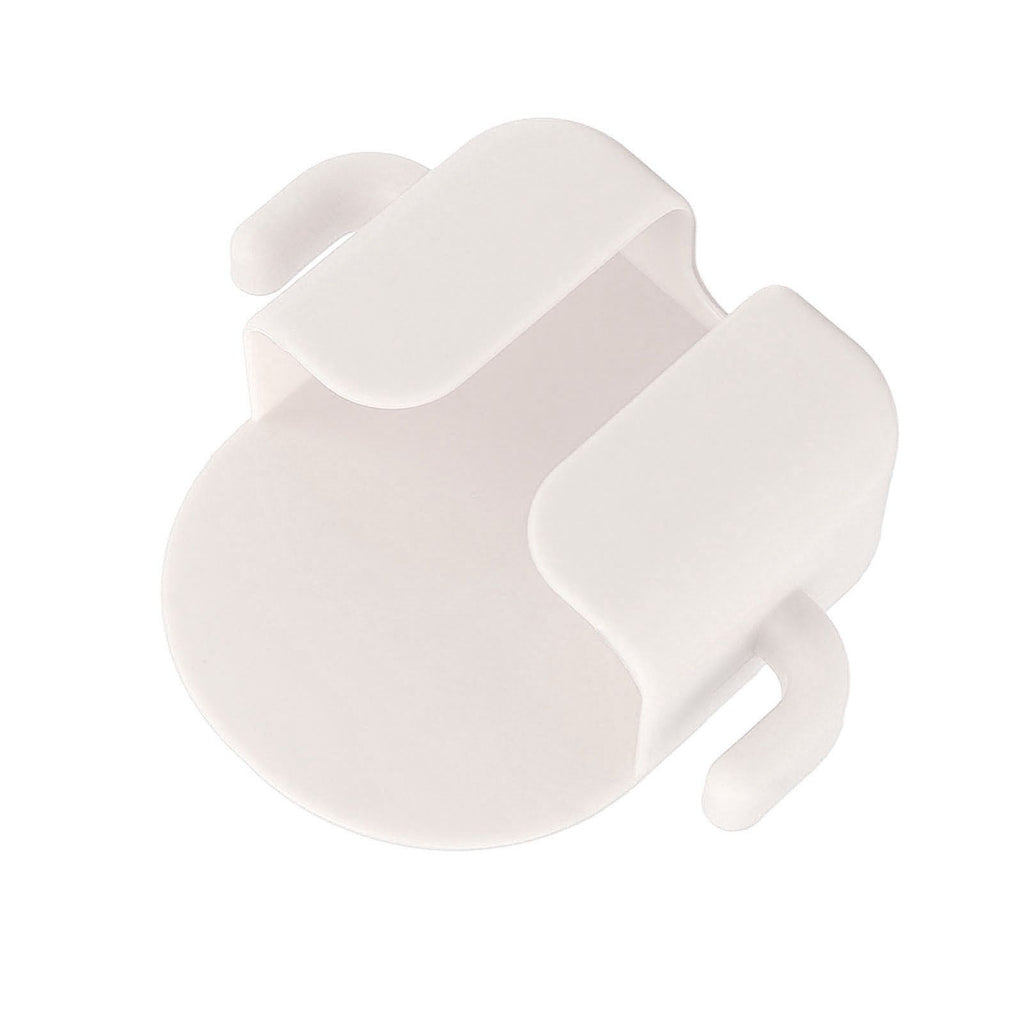 Self Adhesive Wall Mount Cell Phone Holder Wall Mount Phone Charging Holder for Home Office Bedroom White