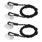 2Pcs Travel Clothesline Portable Retractable Punch Free with Sunction Cups Camping Accessories