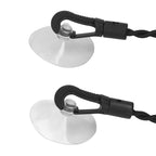 2Pcs Travel Clothesline Portable Retractable Punch Free with Sunction Cups Camping Accessories