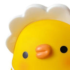 Kids Piggy Bank Cute Cartoon Money Coin Bank Anti Fall Vinyl Resin Money Bank for Boys Girls Yellow Duck