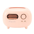 Retro Radio Shape Tissue Cover Box Vintage Radio Tissue Box for Bathroom Living Room Bedroom Nightstand Desk Table Pink