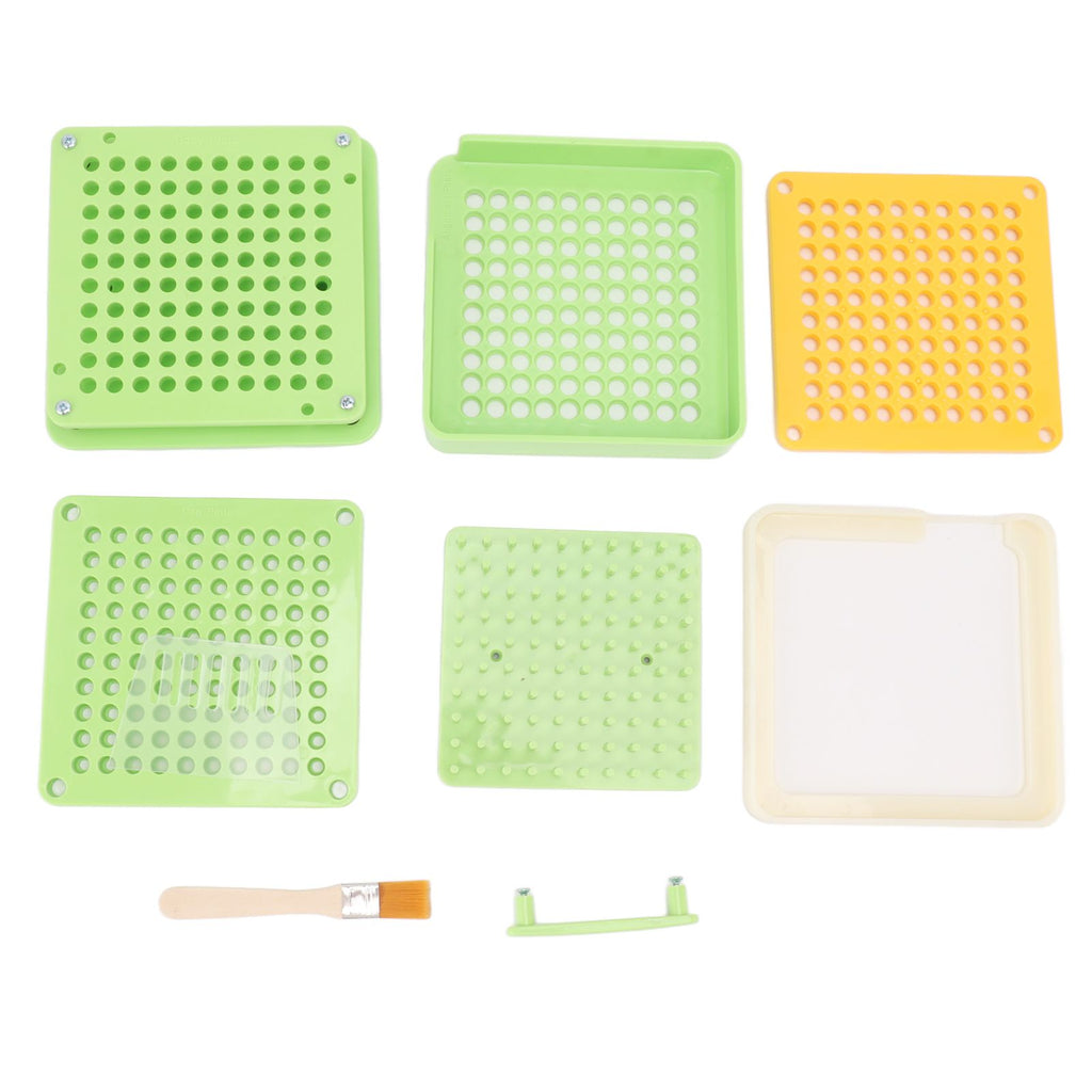 Medicine Capsule Filling Tray 100 Hole Capsule Filling Machine Capsule Filling Tool Manual Capsule Filler Light Green