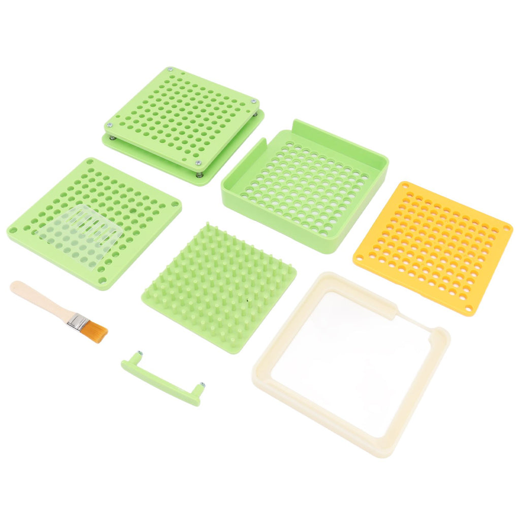 Medicine Capsule Filling Tray 100 Hole Capsule Filling Machine Capsule Filling Tool Manual Capsule Filler Light Green