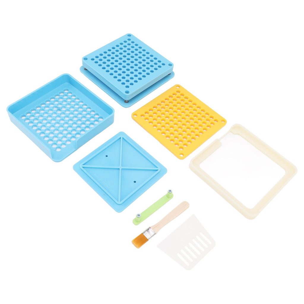 Medicine Capsule Filling Tray 100 Hole Capsule Filling Machine Capsule Filling Tool Manual Capsule Filler Blue