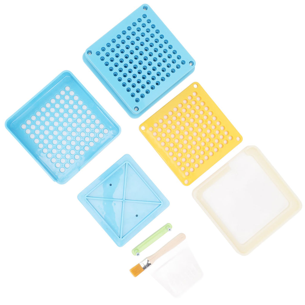 Medicine Capsule Filling Tray 100 Hole Capsule Filling Machine Capsule Filling Tool Manual Capsule Filler Blue