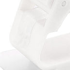 3pcs Wall Mounted Mop Holder Strong Adhesion Plastic Mop Broom Holder for Garage Tool Room White