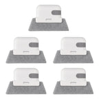 5Pcs Window Track Cleaning Brush Detachable Window Groove Gap Cleaning Brush Tools with Scraper for Window Sliding Door
