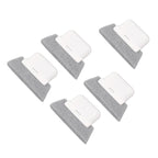 5Pcs Window Track Cleaning Brush Detachable Window Groove Gap Cleaning Brush Tools with Scraper for Window Sliding Door
