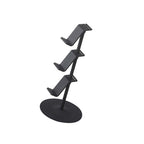 3 Layer Game Controller Storage Rack Hollow Headphone Game Console Controller Holder Stand Organizer for XBOX Black