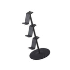3 Layer Game Controller Storage Rack Hollow Headphone Game Console Controller Holder Stand Organizer for XBOX Black