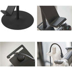 3 Layer Game Controller Storage Rack Hollow Headphone Game Console Controller Holder Stand Organizer for XBOX Black