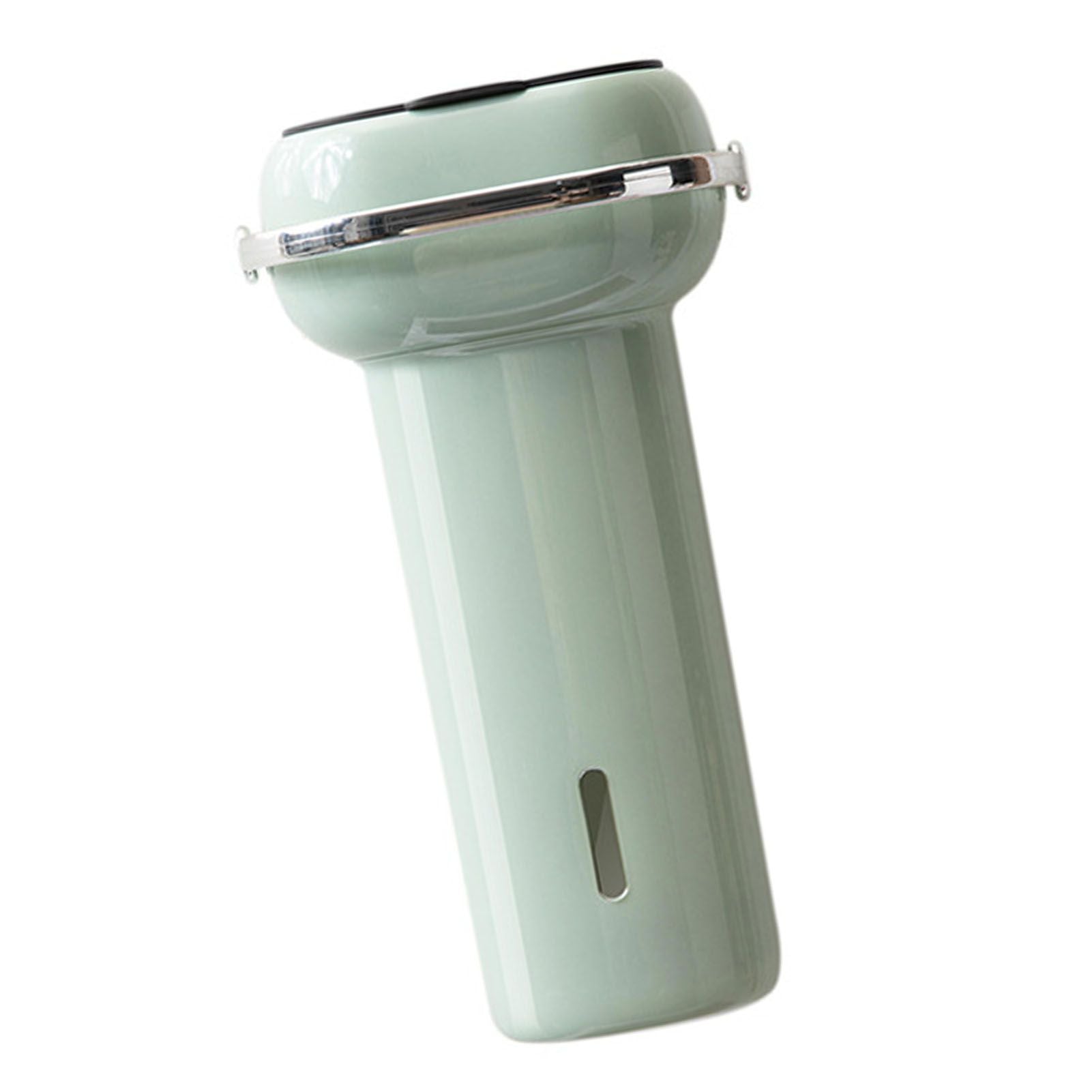 Paper Cup Dispenser Wall Mounted Multifunctional Large Capacity Universal Pull Type Cup Holder with Portable Handle Green