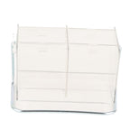 Clear Plastic Remote Control Holder Desk Organizer Transparent Mobile Phone Case Glasses Sundries Storage Box