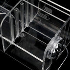 Clear Plastic Remote Control Holder Desk Organizer Transparent Mobile Phone Case Glasses Sundries Storage Box