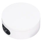 Rotating Display Stand 5.5lb Load Capacity 360 Degree Photography Turntable Plug in Battery Knob Speed Control White 12cm/4.7in