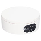 Rotating Display Stand 5.5lb Load Capacity 360 Degree Photography Turntable Plug in Battery Knob Speed Control White 12cm/4.7in