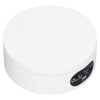 Rotating Display Stand 5.5lb Load Capacity 360 Degree Photography Turntable Plug in Battery Knob Speed Control White 12cm/4.7in