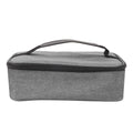 Lunch Bag 3.2L Large Capacity Leakproof Oxford Fabric Portable Handle Insulated Lunch Bag for Office School Outing Grey