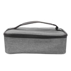 Lunch Bag 3.2L Large Capacity Leakproof Oxford Fabric Portable Handle Insulated Lunch Bag for Office School Outing Grey