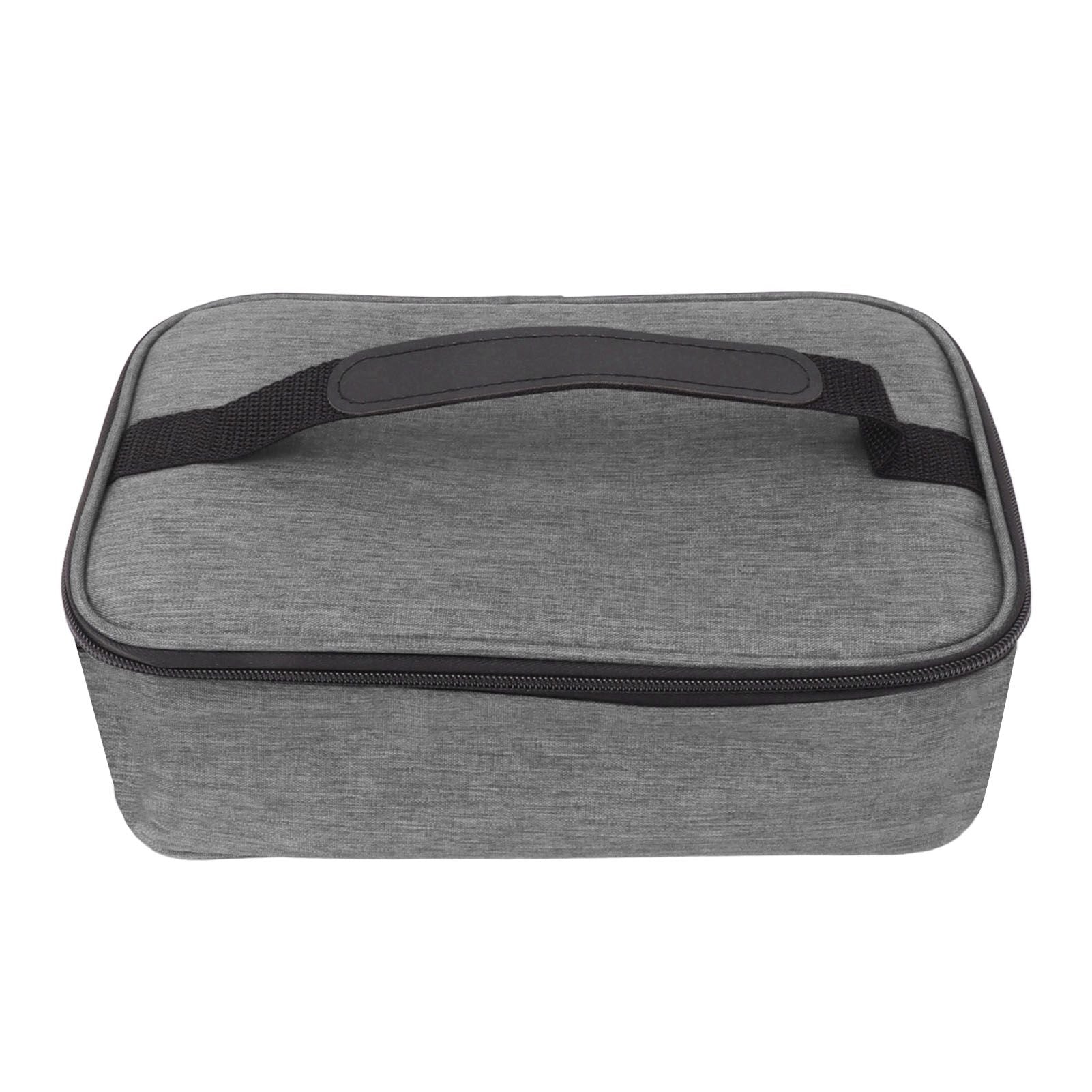 Lunch Bag 3.2L Large Capacity Leakproof Oxford Fabric Portable Handle Insulated Lunch Bag for Office School Outing Grey