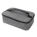 Lunch Bag 3.2L Large Capacity Leakproof Oxford Fabric Portable Handle Insulated Lunch Bag for Office School Outing Grey