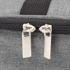 Lunch Bag 3.2L Large Capacity Leakproof Oxford Fabric Portable Handle Insulated Lunch Bag for Office School Outing Grey