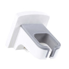 Wall Mounted Hair Dryer Holder Punch Free Self Adhesive Blow Dryer Holder for Bathroom Washroom White