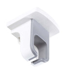 Wall Mounted Hair Dryer Holder Punch Free Self Adhesive Blow Dryer Holder for Bathroom Washroom White