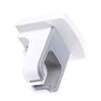 Wall Mounted Hair Dryer Holder Punch Free Self Adhesive Blow Dryer Holder for Bathroom Washroom White
