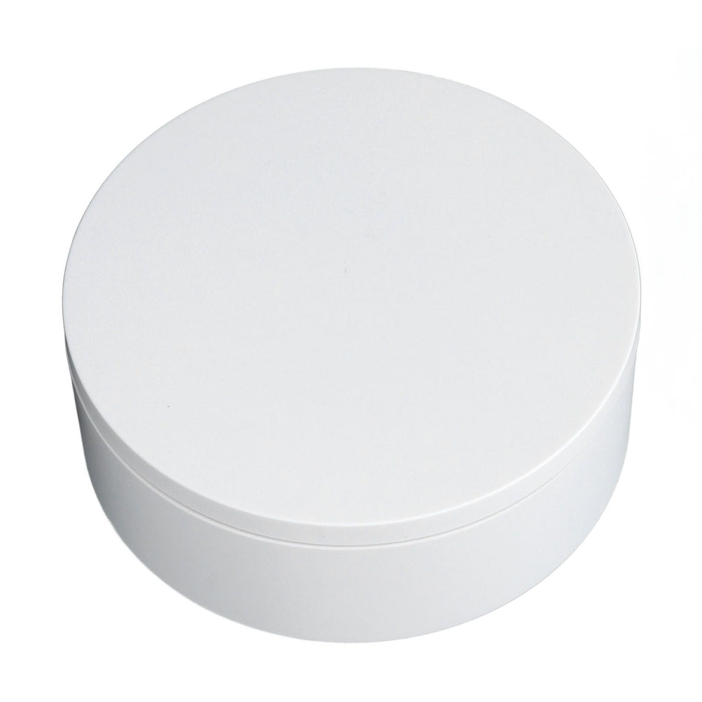 White Automatic 360° Rotating Display Turntable 3KG Load Bearing Electric Display Turntable Stand for Shop Diameter 13cm/5in
