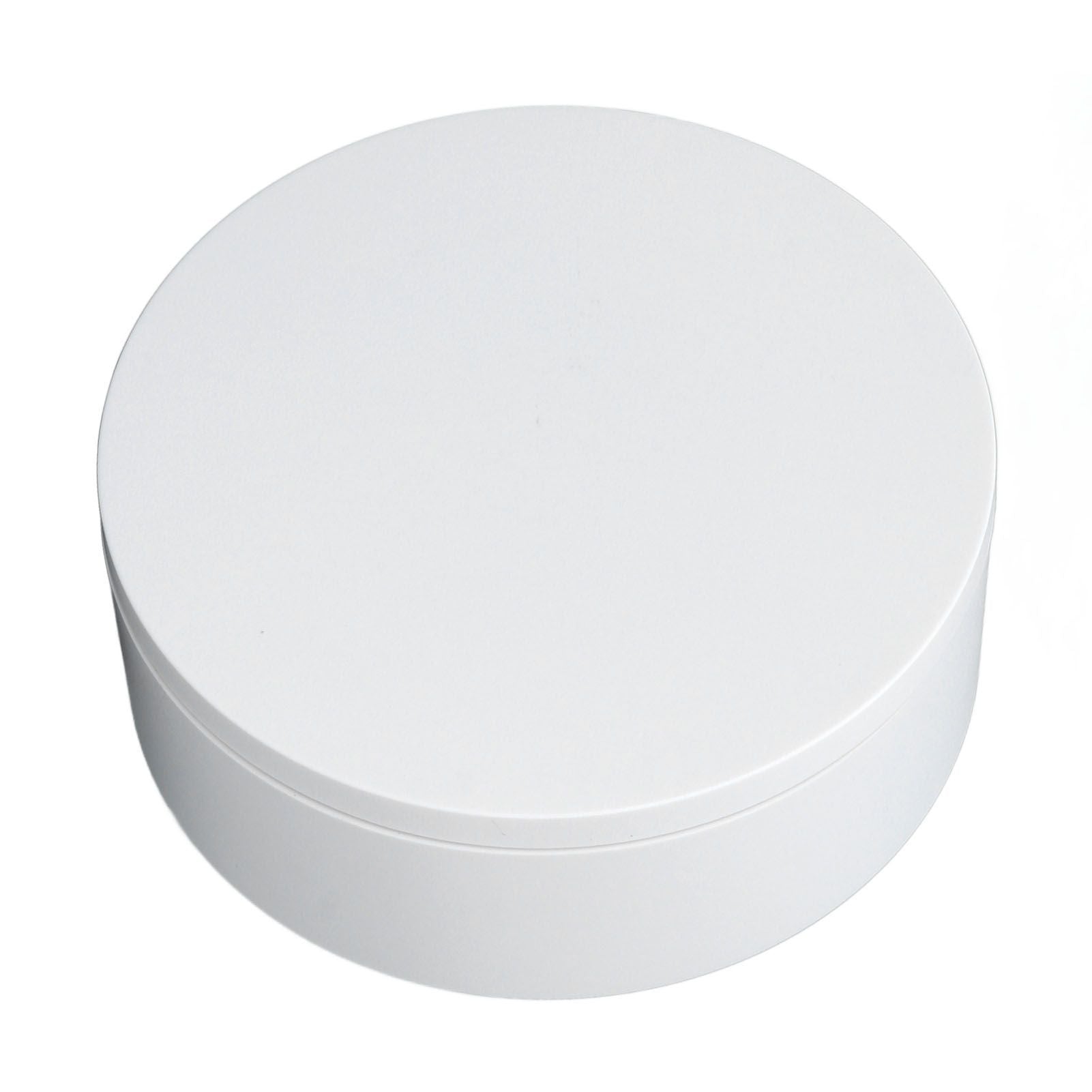 White Automatic 360° Rotating Display Turntable 3KG Load Bearing Electric Display Turntable Stand for Shop Diameter 13cm/5in