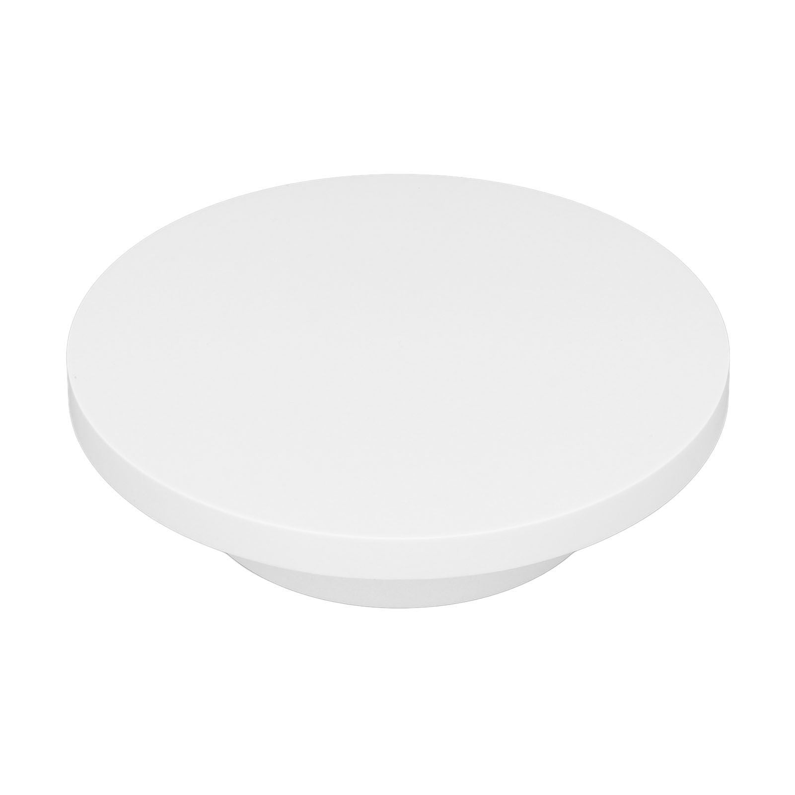 White Automatic 360° Rotating Display Turntable 3KG Load Bearing Electric Display Turntable Stand for Shop Diameter 15cm/6in