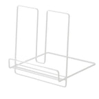 Foldable Iron Display Stand Multifunction Rust Prevention Simple Folding Book Stand for Kids White