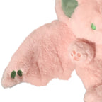 Plush Rabbit Doll Soft Cute PP Cotton Filling Wing Long Tail Design Stuffed Bunny Toy for Children Adults Pink