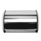 Iron Bread Bin Durable Bread Storage Container Mirror Polished Bread Bin Storage Case for Home Shop Office White