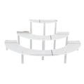 Acrylic Display Stand Transparent 3 Tiered Product Food Dessert Stand Round Display Riser Detachable Display Shelf for Home Restaurant Office Store