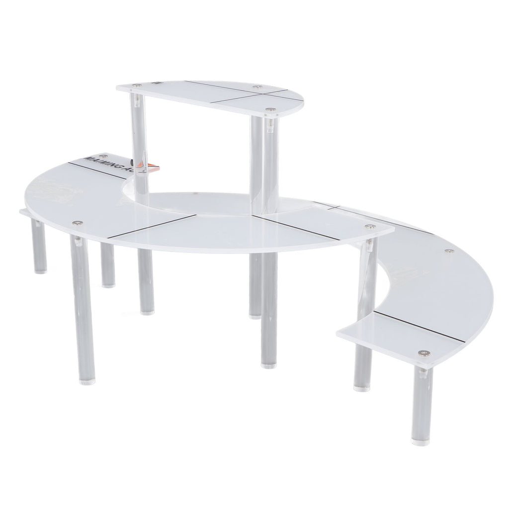 Acrylic Display Stand Transparent 3 Tiered Product Food Dessert Stand Round Display Riser Detachable Display Shelf for Home Restaurant Office Store