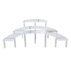 Acrylic Display Stand Transparent 3 Tiered Product Food Dessert Stand Round Display Riser Detachable Display Shelf for Home Restaurant Office Store