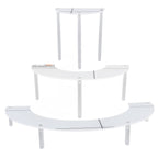 Acrylic Display Stand Transparent 3 Tiered Product Food Dessert Stand Round Display Riser Detachable Display Shelf for Home Restaurant Office Store