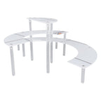 Acrylic Display Stand Transparent 3 Tiered Product Food Dessert Stand Round Display Riser Detachable Display Shelf for Home Restaurant Office Store