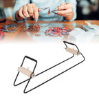 Metal Bead Loom DIY Beading Loom Machine for Beaded Bracelets Necklaces Belts Jewelry Black