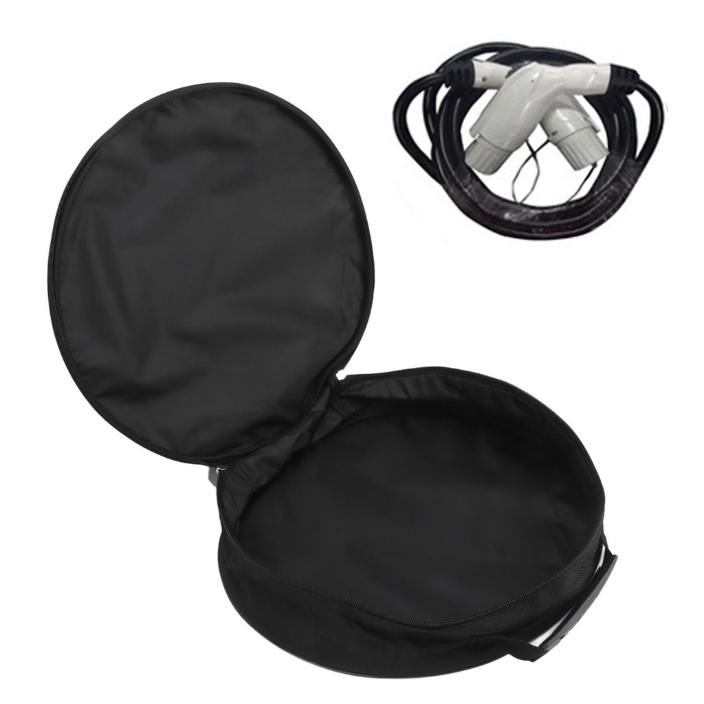 Cable Bag Waterproof Flame Retardant Heavy Duty Cable Management Storage Bag with Sturdy Carrying Handle Round